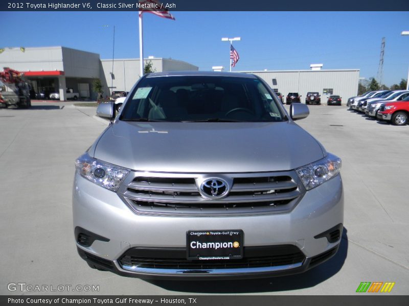 Classic Silver Metallic / Ash 2012 Toyota Highlander V6