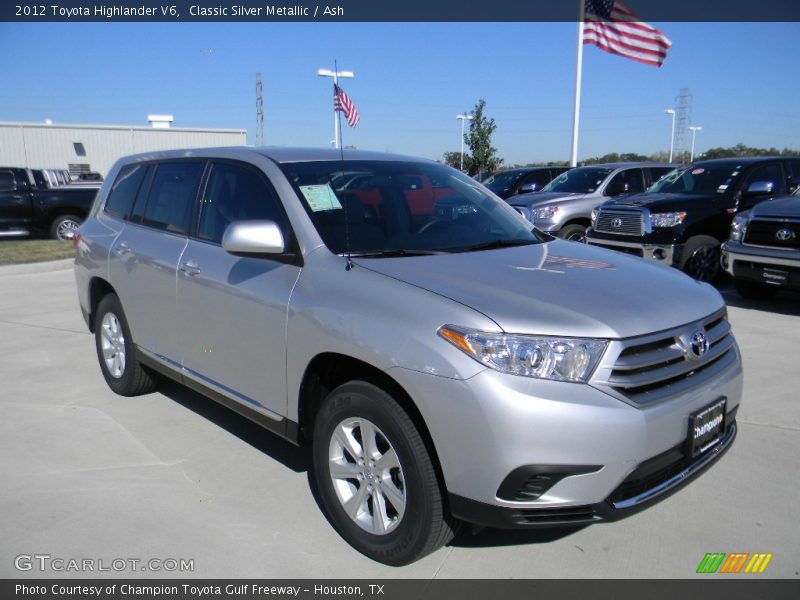 Classic Silver Metallic / Ash 2012 Toyota Highlander V6