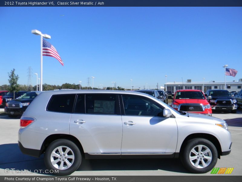 Classic Silver Metallic / Ash 2012 Toyota Highlander V6