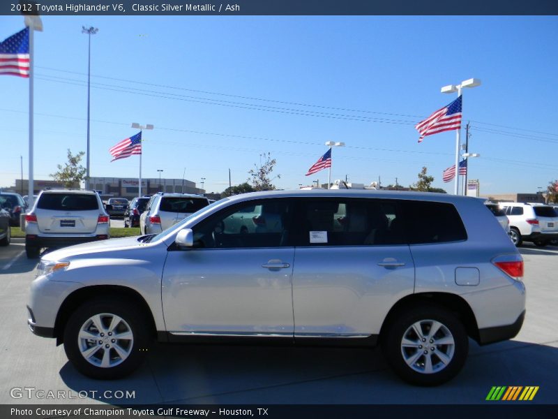 Classic Silver Metallic / Ash 2012 Toyota Highlander V6