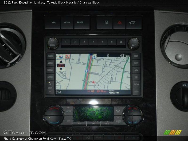 Tuxedo Black Metallic / Charcoal Black 2012 Ford Expedition Limited