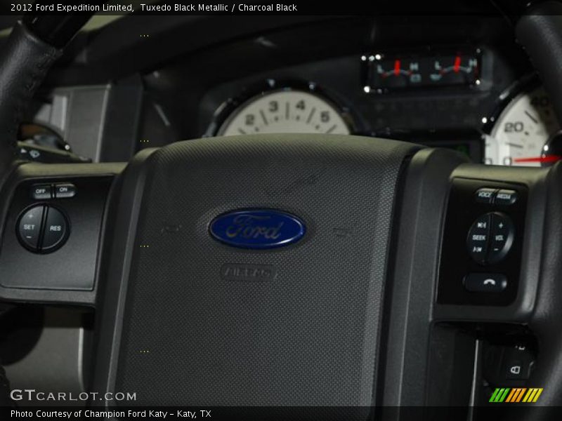 Tuxedo Black Metallic / Charcoal Black 2012 Ford Expedition Limited