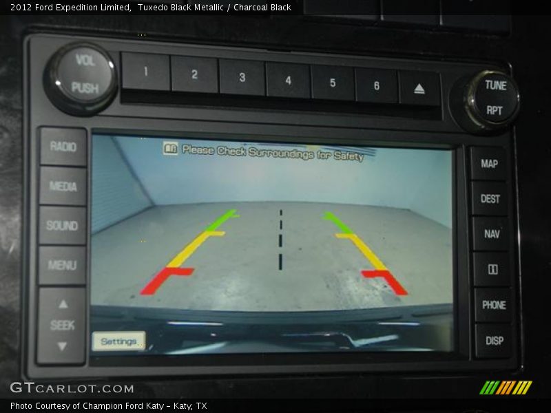 Tuxedo Black Metallic / Charcoal Black 2012 Ford Expedition Limited