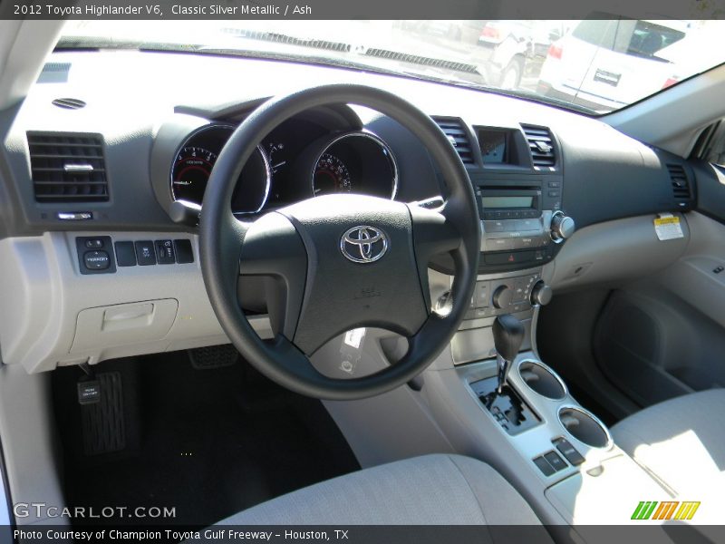 Classic Silver Metallic / Ash 2012 Toyota Highlander V6