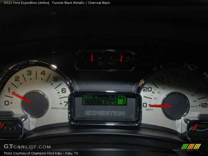 Tuxedo Black Metallic / Charcoal Black 2012 Ford Expedition Limited