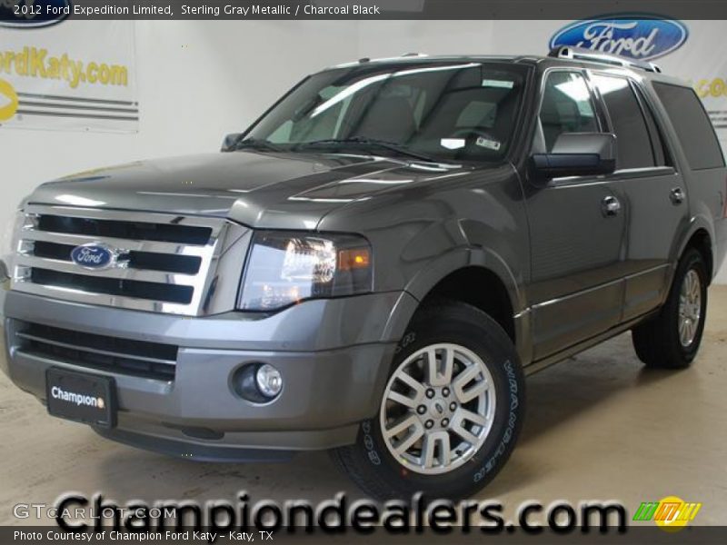 Sterling Gray Metallic / Charcoal Black 2012 Ford Expedition Limited