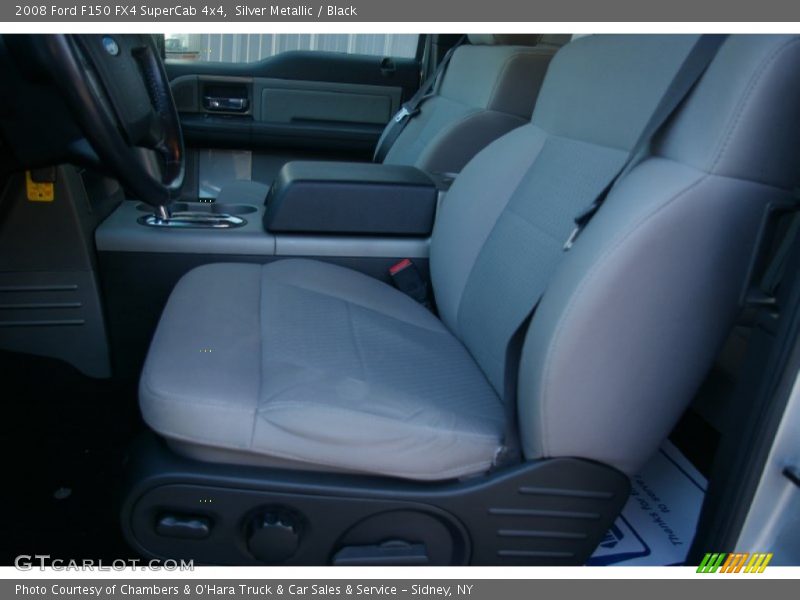 Silver Metallic / Black 2008 Ford F150 FX4 SuperCab 4x4