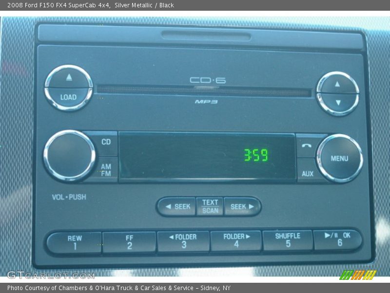 Silver Metallic / Black 2008 Ford F150 FX4 SuperCab 4x4