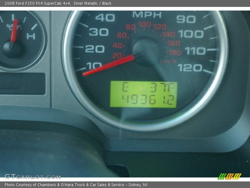 Silver Metallic / Black 2008 Ford F150 FX4 SuperCab 4x4