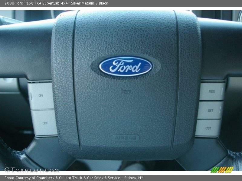 Silver Metallic / Black 2008 Ford F150 FX4 SuperCab 4x4