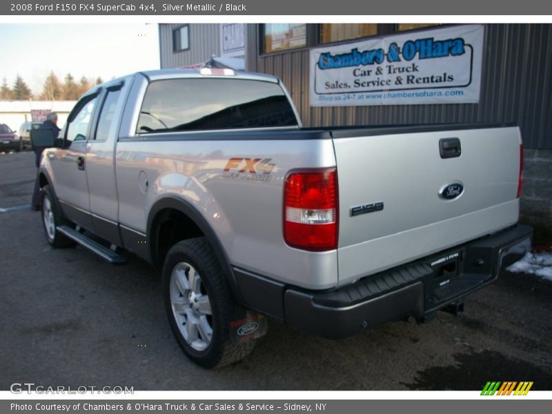 Silver Metallic / Black 2008 Ford F150 FX4 SuperCab 4x4