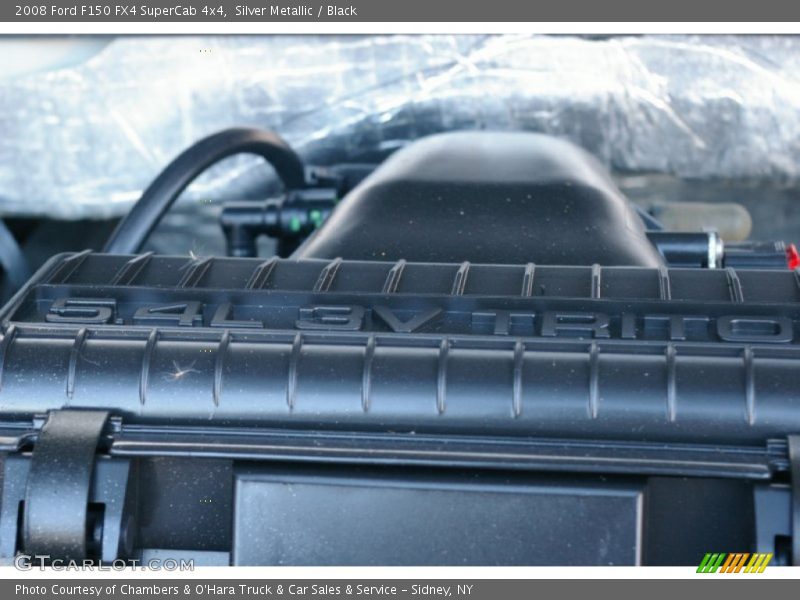 Silver Metallic / Black 2008 Ford F150 FX4 SuperCab 4x4