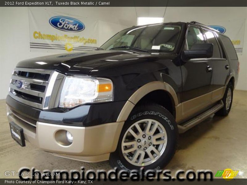 Tuxedo Black Metallic / Camel 2012 Ford Expedition XLT