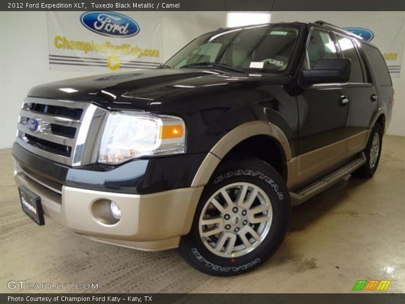 Tuxedo Black Metallic / Camel 2012 Ford Expedition XLT