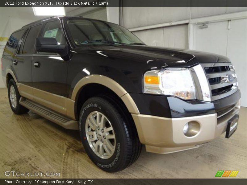 Tuxedo Black Metallic / Camel 2012 Ford Expedition XLT