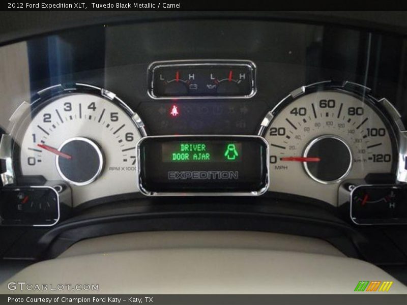 Tuxedo Black Metallic / Camel 2012 Ford Expedition XLT