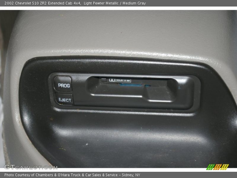 Light Pewter Metallic / Medium Gray 2002 Chevrolet S10 ZR2 Extended Cab 4x4