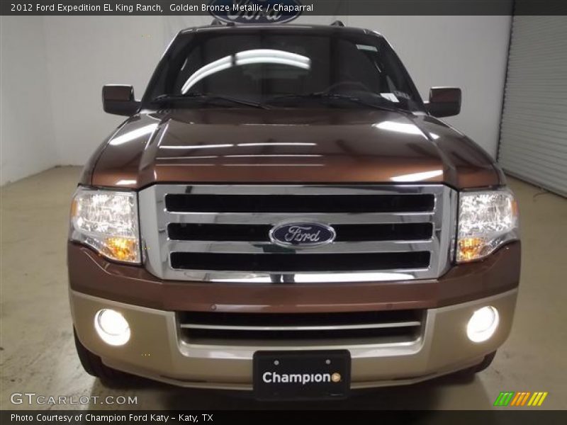Golden Bronze Metallic / Chaparral 2012 Ford Expedition EL King Ranch