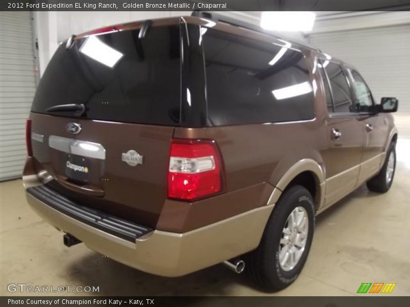 Golden Bronze Metallic / Chaparral 2012 Ford Expedition EL King Ranch