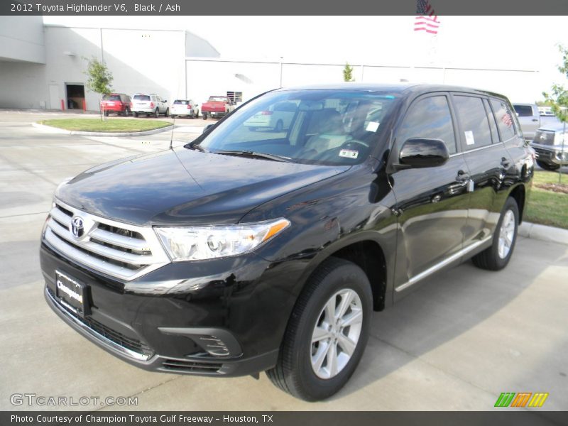 Black / Ash 2012 Toyota Highlander V6