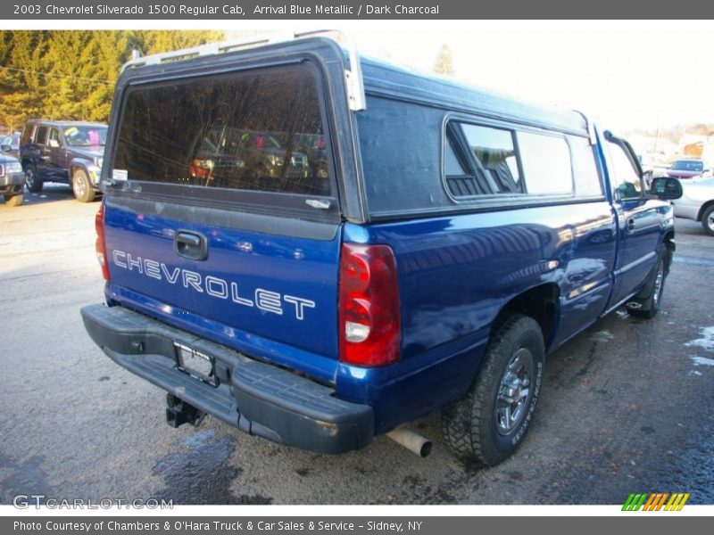 Arrival Blue Metallic / Dark Charcoal 2003 Chevrolet Silverado 1500 Regular Cab
