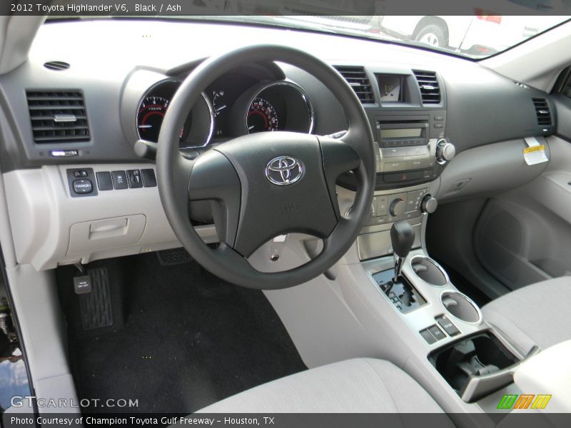 Black / Ash 2012 Toyota Highlander V6