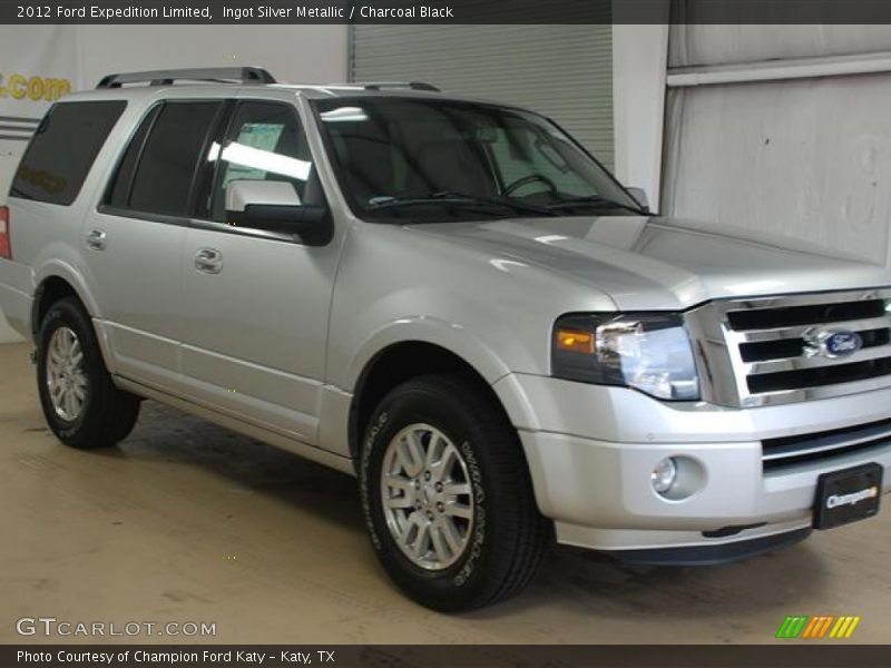 Ingot Silver Metallic / Charcoal Black 2012 Ford Expedition Limited