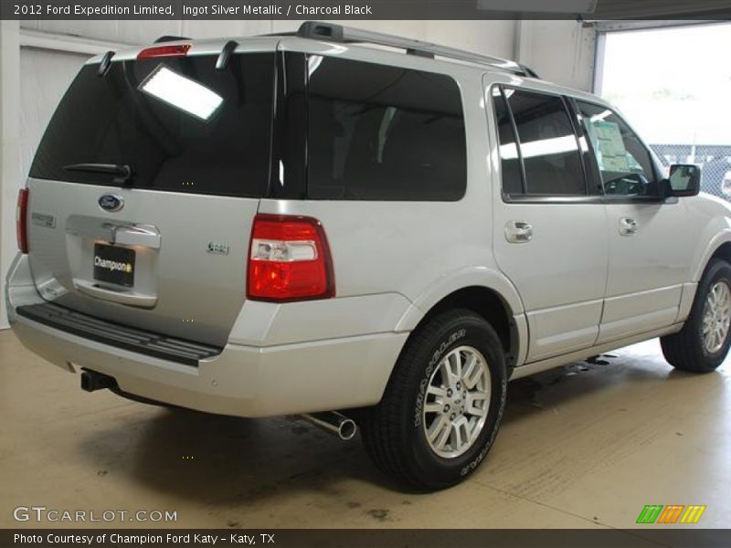Ingot Silver Metallic / Charcoal Black 2012 Ford Expedition Limited