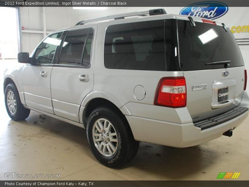 Ingot Silver Metallic / Charcoal Black 2012 Ford Expedition Limited