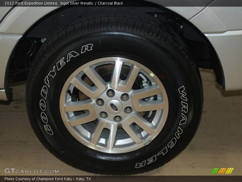 Ingot Silver Metallic / Charcoal Black 2012 Ford Expedition Limited