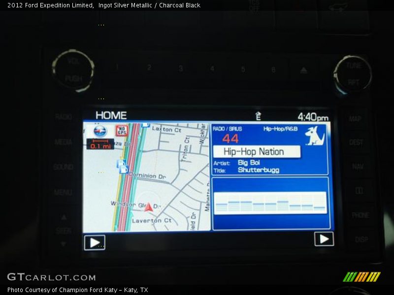 Ingot Silver Metallic / Charcoal Black 2012 Ford Expedition Limited