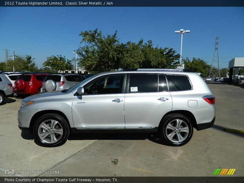 Classic Silver Metallic / Ash 2012 Toyota Highlander Limited