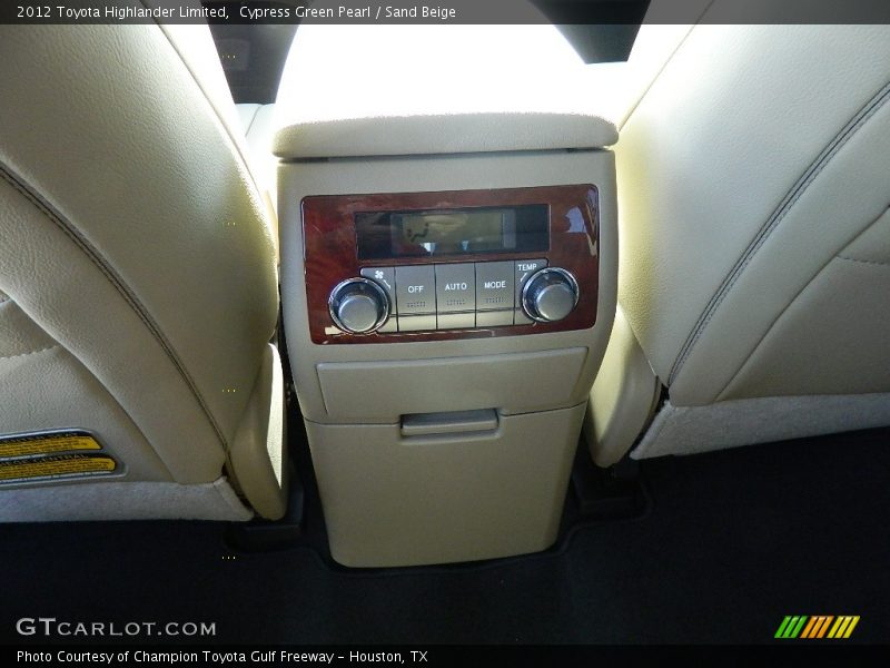 Cypress Green Pearl / Sand Beige 2012 Toyota Highlander Limited