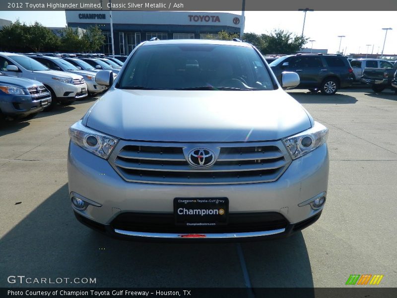 Classic Silver Metallic / Ash 2012 Toyota Highlander Limited