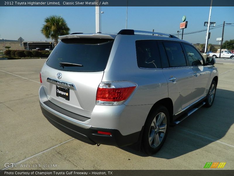 Classic Silver Metallic / Ash 2012 Toyota Highlander Limited