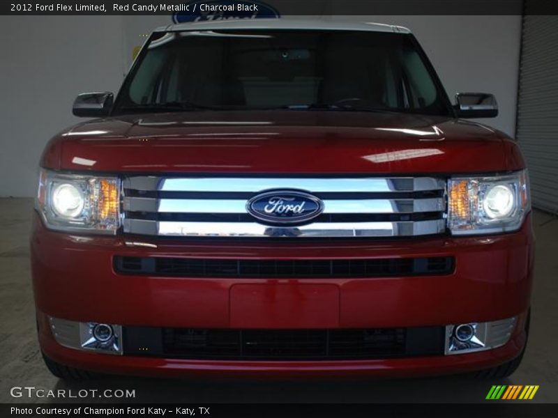 Red Candy Metallic / Charcoal Black 2012 Ford Flex Limited
