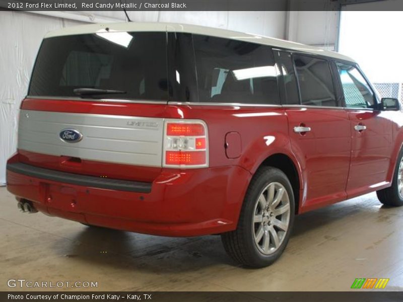 Red Candy Metallic / Charcoal Black 2012 Ford Flex Limited