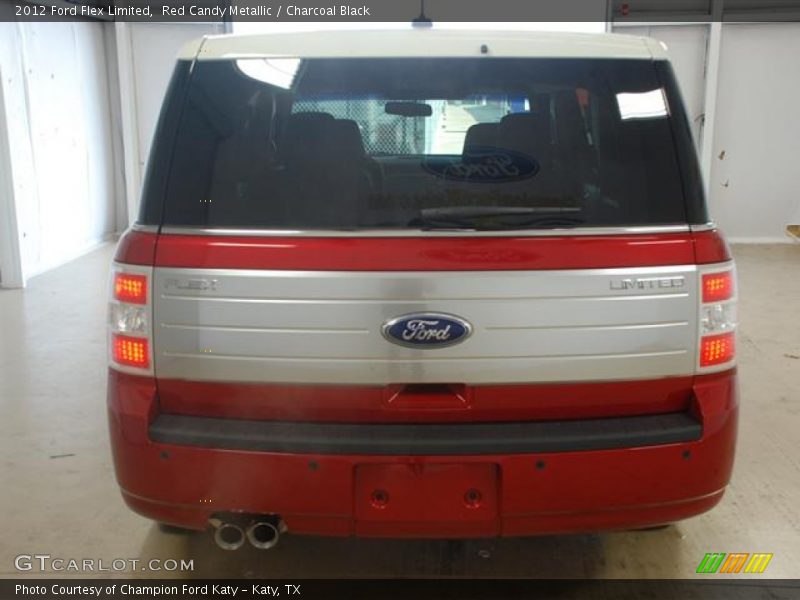 Red Candy Metallic / Charcoal Black 2012 Ford Flex Limited