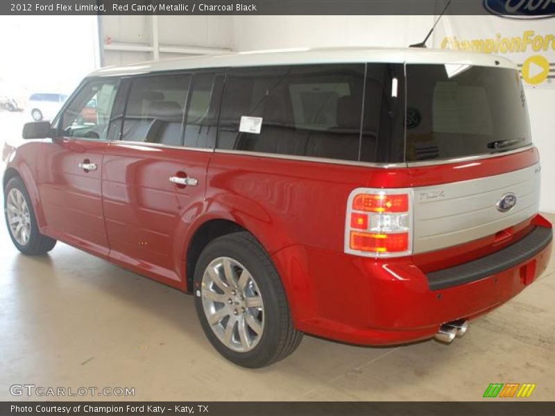 Red Candy Metallic / Charcoal Black 2012 Ford Flex Limited