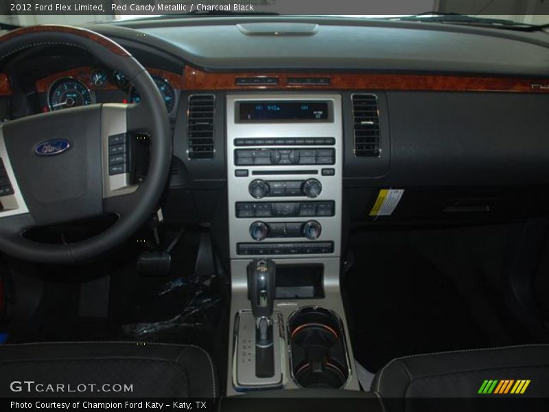 Red Candy Metallic / Charcoal Black 2012 Ford Flex Limited