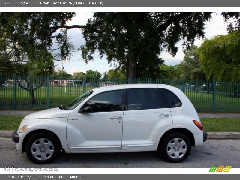 Stone White / Dark Slate Gray 2003 Chrysler PT Cruiser