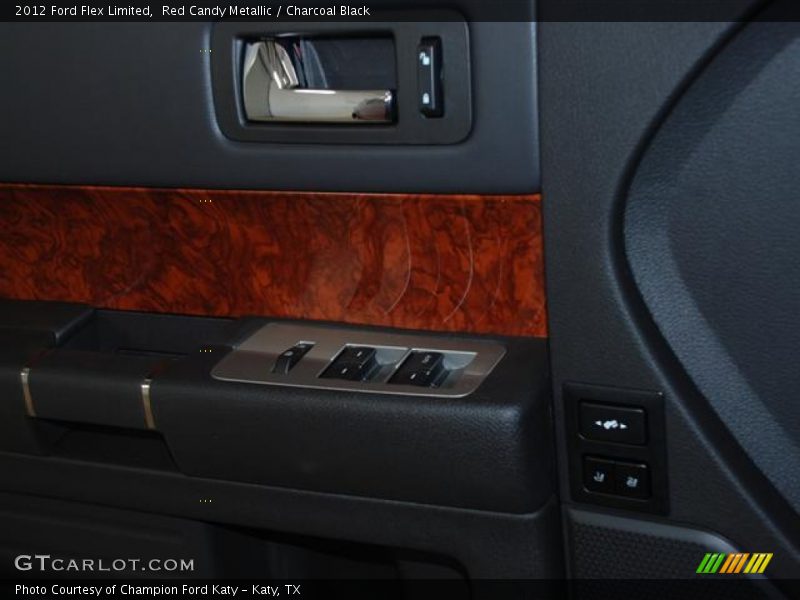 Red Candy Metallic / Charcoal Black 2012 Ford Flex Limited