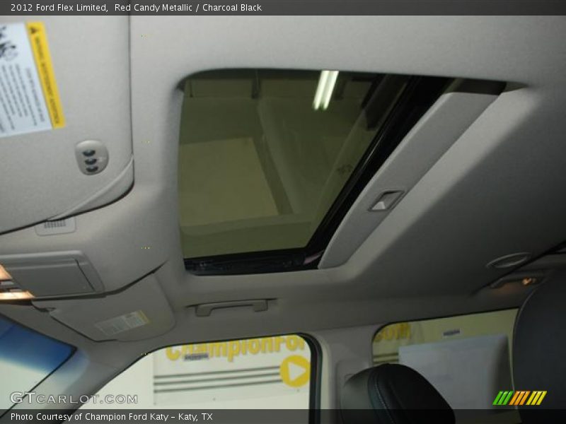 Red Candy Metallic / Charcoal Black 2012 Ford Flex Limited