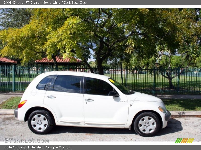 Stone White / Dark Slate Gray 2003 Chrysler PT Cruiser