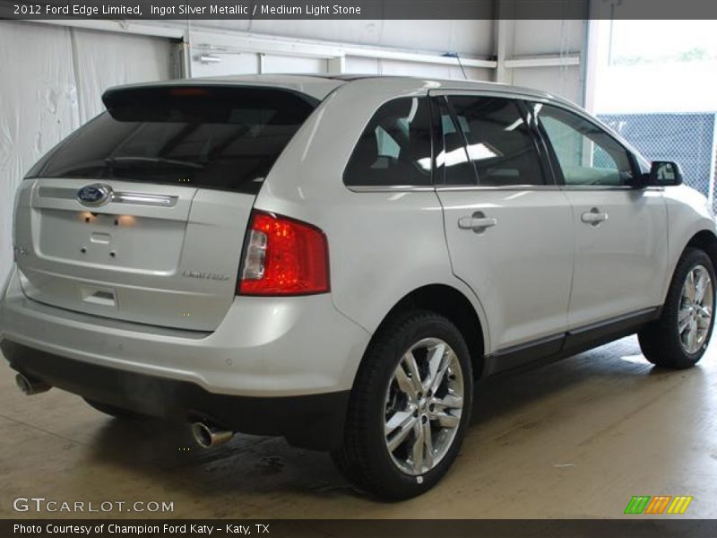Ingot Silver Metallic / Medium Light Stone 2012 Ford Edge Limited