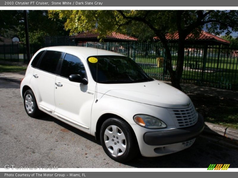 Stone White / Dark Slate Gray 2003 Chrysler PT Cruiser