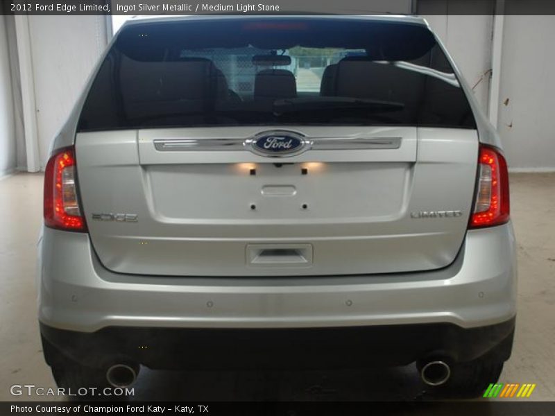 Ingot Silver Metallic / Medium Light Stone 2012 Ford Edge Limited