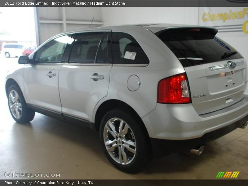 Ingot Silver Metallic / Medium Light Stone 2012 Ford Edge Limited