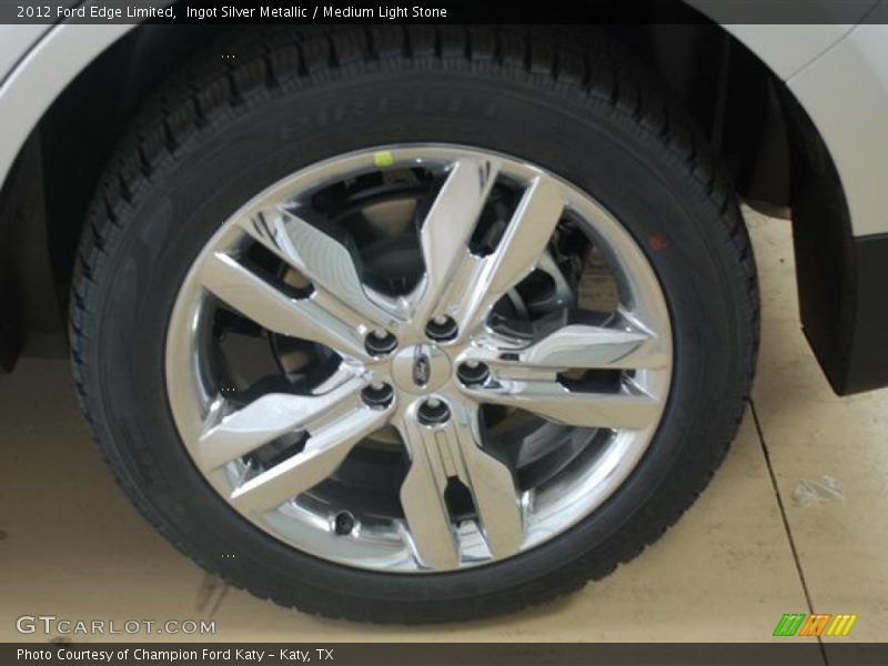 Ingot Silver Metallic / Medium Light Stone 2012 Ford Edge Limited