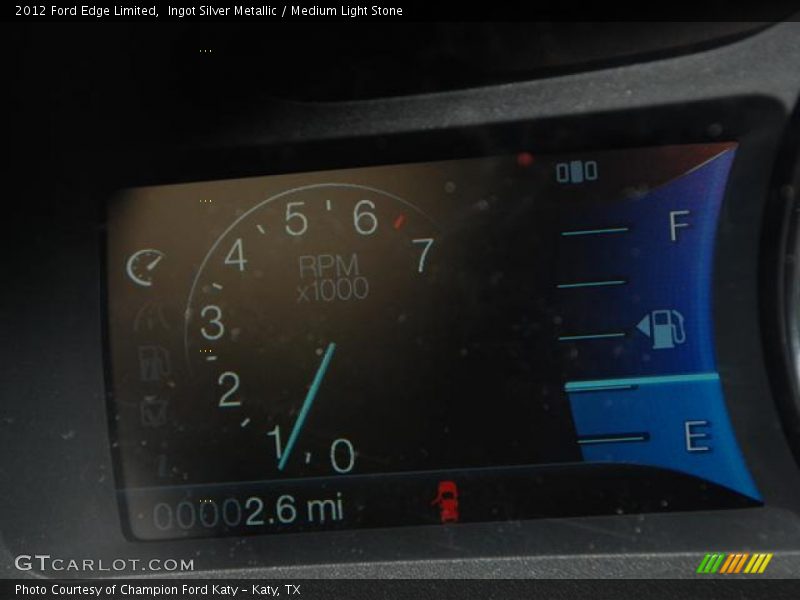 Ingot Silver Metallic / Medium Light Stone 2012 Ford Edge Limited